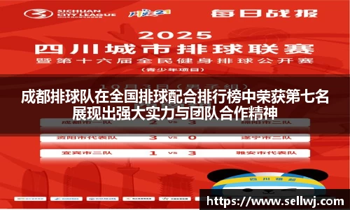 成都排球队在全国排球配合排行榜中荣获第七名展现出强大实力与团队合作精神